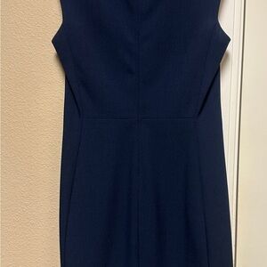 MM Lafleur Classic Navy Midi Dress